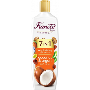 FIANCEE 7 IN 1 COCONUT & ARGAN SHAMPOO FOR LONG & STRONG HAIR 340 ML
